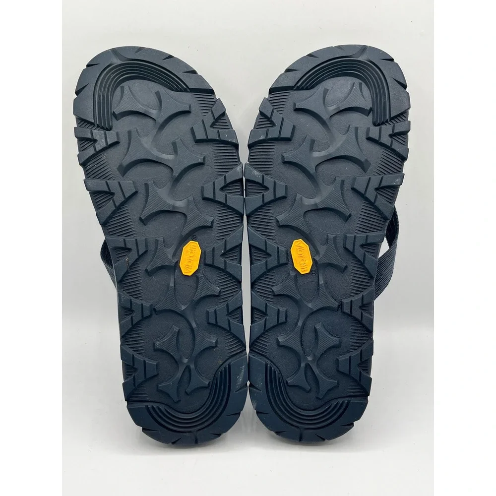 Merrell Breakwater Flip Navy Blue Men Sandals Vibram Sole J034355 Size 13